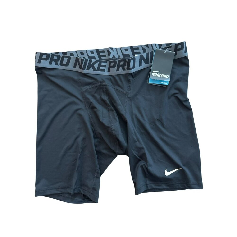 Nike Pro Mens 3XL Compression Shorts Black NWT Training Gym Stay Cool 703084